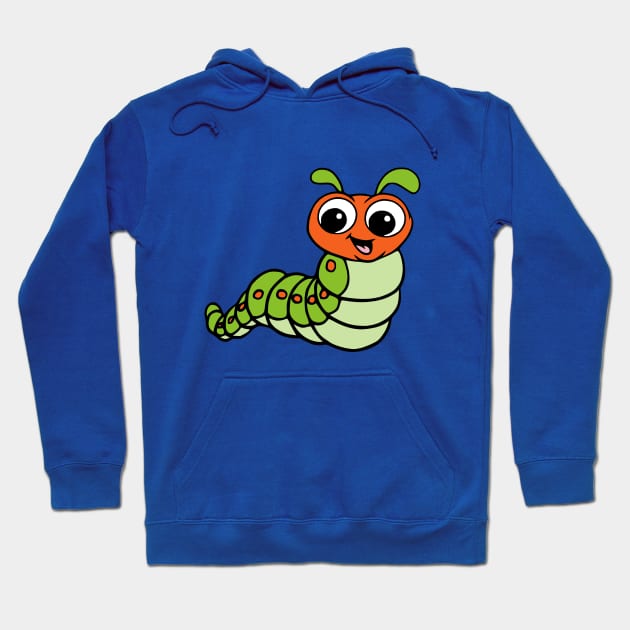 Caterpillar Hoodie by KayBee Gift Shop